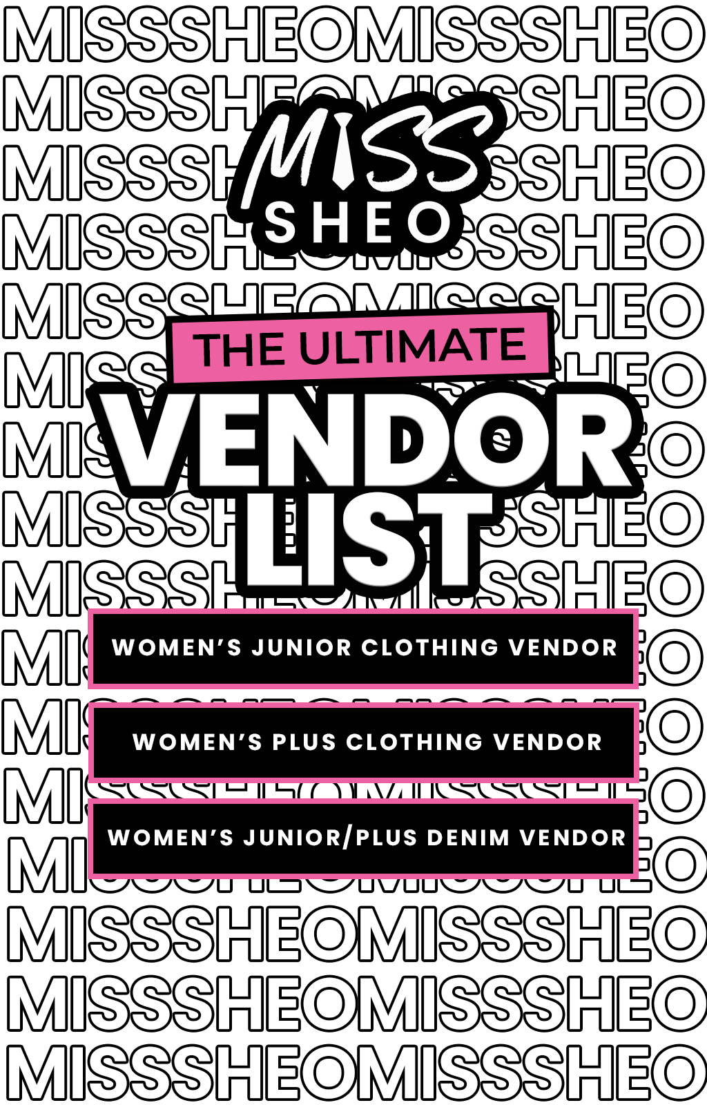 Miss Sheo Vendor List Bundle Deal