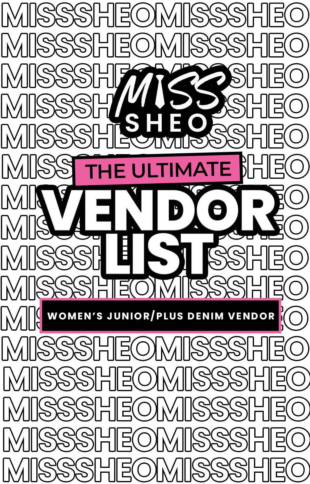 Miss Sheo Junior/Plus Denim Vendor List